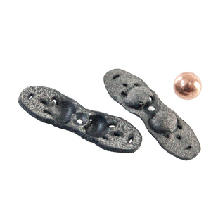 弹弓无架圆皮扁皮筋定位咪咪皮兜超纤静音竞技真皮耐用型传统加厚