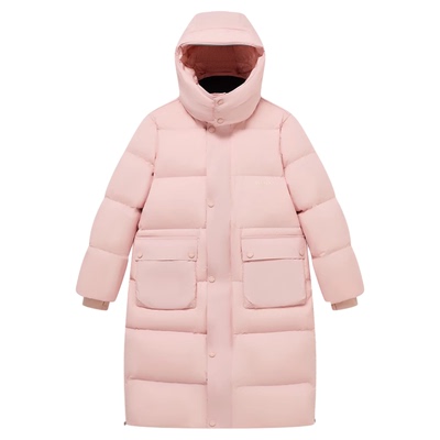 英氏长款男女童长款加厚鹅绒服