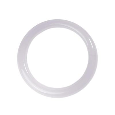 金玉良缘【冰烟紫】烟紫和田玉玉镯手镯高冰高品质正圈圆镯