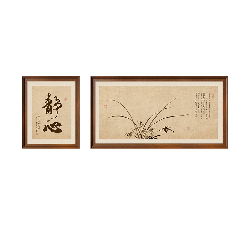 【宋氏美学】兰花图客厅装饰画