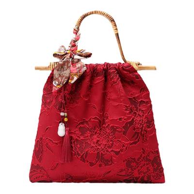 新中式红色新娘包秀禾服旗袍包包