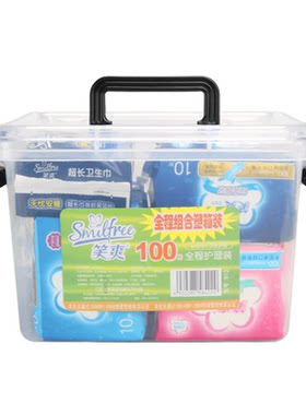 棉柔丝薄日用护垫组合盒装卫生巾