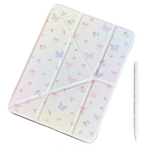 【无笔槽三+Y型】适用ipadair7保护壳ipadpro保护套ipad苹果平板11寸2025款带笔槽13寸透明亚克力air6薄防弯5