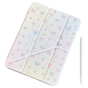 【无笔槽三+Y型】适用ipadair7保护壳ipadpro保护套ipad苹果平板11寸2025款带笔槽13寸透明亚克力air6薄防弯5