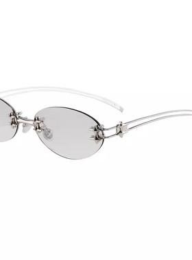 GM墨镜太阳眼镜女无框开车高级感