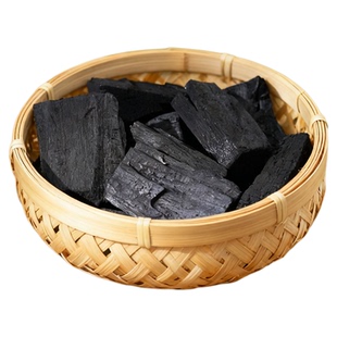 龙眼炭烧烤碳无烟果木炭家用室内围炉煮茶碳专用引火神器速燃炭块