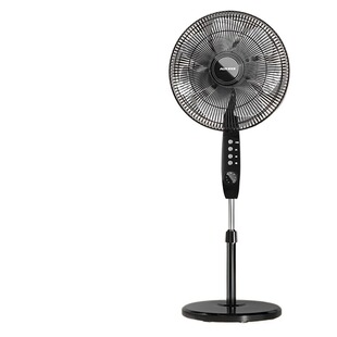 奥克斯落地扇摇头立式超静音家用遥控大风力静音客厅卧室变频七叶