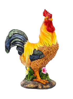 户外庭院花园仿真大公鸡树脂摆件
