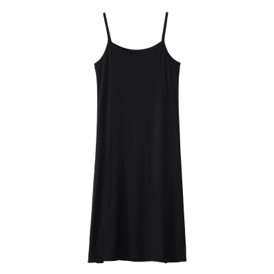 莫代尔宽松防透内吊带裙背心