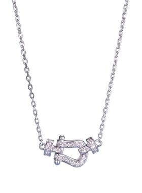 尚美铂爵18K金马蹄扣项链礼物