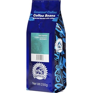 忆豆 意式风味特浓拼配咖啡豆新鲜烘焙坚果巧克力可可余味250g