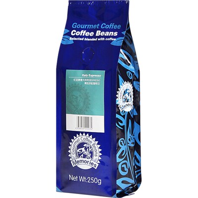 忆豆意式风味特浓拼配咖啡豆新