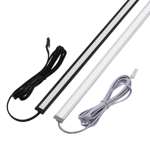 12V线形灯条嵌入式低压橱柜货架展示柜酒柜暗装超薄线条灯可定制