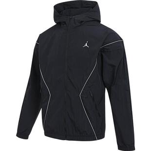 滔搏NIKE耐克男子刺绣logo宽松梭织连帽夹克IB7256-010