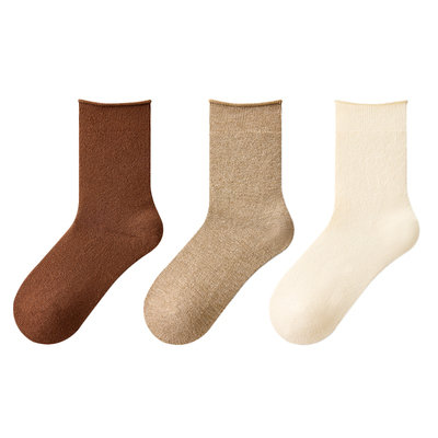 PRIMEET派米桑蚕丝羊毛袜子秋冬