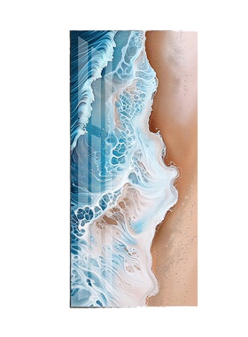 简约现代客厅装饰画抽象轻奢玄关画壁画落地画沙发背景墙定制挂画
