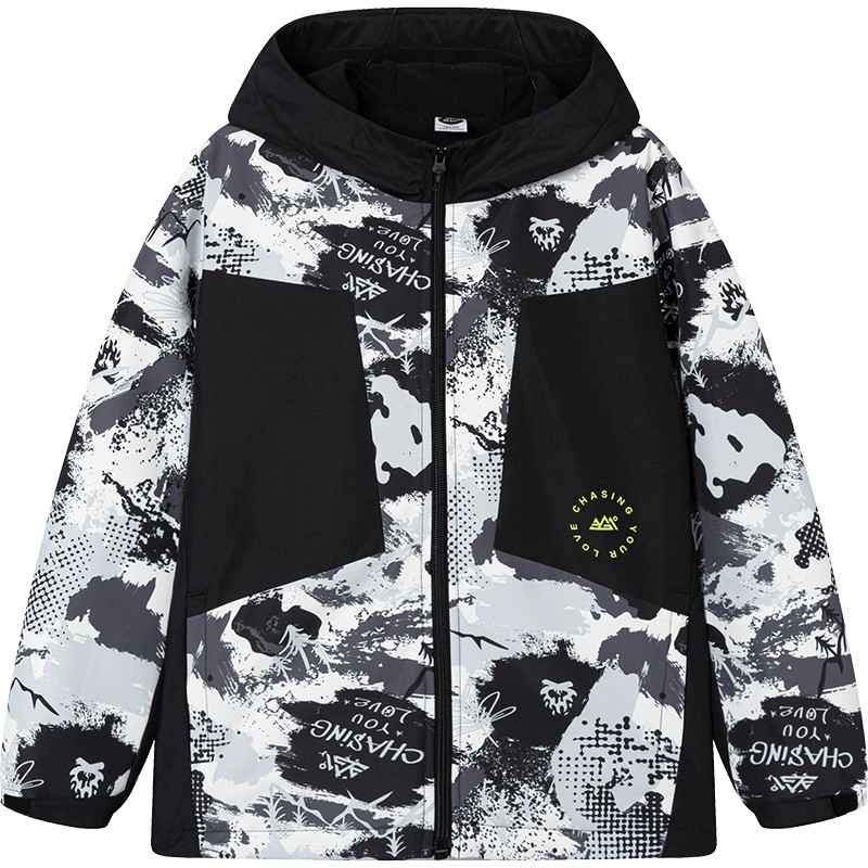 【商场同款】361度童装雨屏科技2.0男童梭织加厚外套秋季大童装