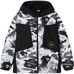 【商场同款】361度童装雨屏科技2.0男童梭织加厚外套