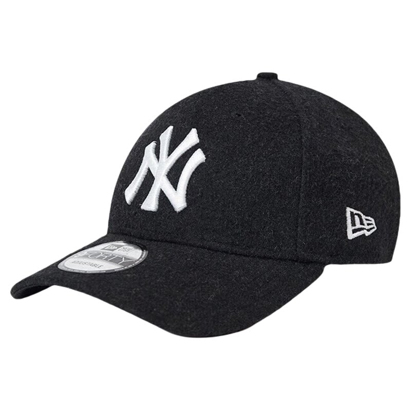 NewEra纽亦华男女款MLB系列毛呢940硬顶弯檐棒球帽60292554