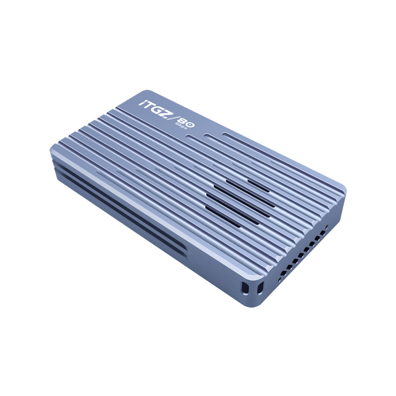 ITGZ 雷电5硬盘盒80Gbps兼容雷电5/4/3/USB4固态硬盘盒外置Mac