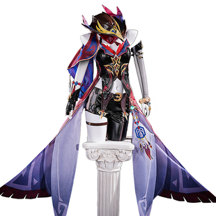 二月境 恰斯卡cos服女 原神花羽会的调停人全套cosplay游戏动漫服