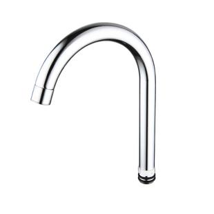 厨房水龙头配件大弯管洗菜盆万向嘴咀冷热万向管旋转接头大全弯管