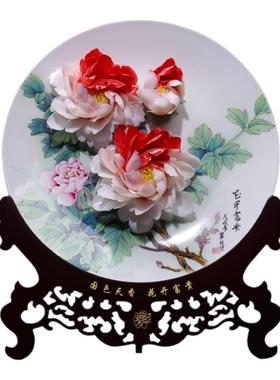 夫己纯手工陶瓷定制中式风摆件