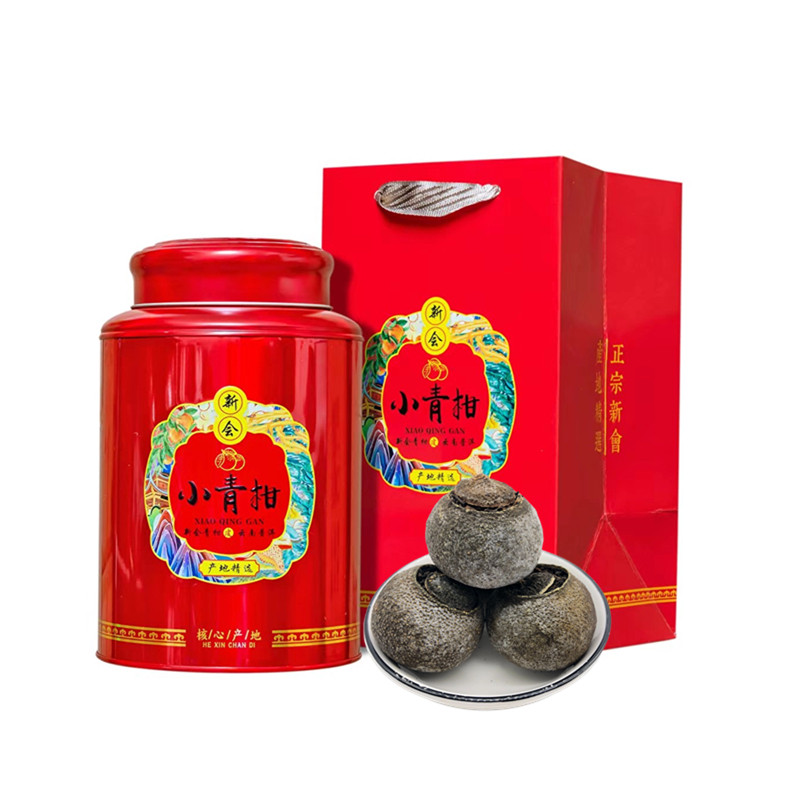 广东新会小青柑普洱茶特级天马小青柑陈皮普洱柑普茶罐装送礼500g