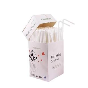 一次性吸管单独包装儿童长吸管单支产妇塑料可弯曲豆浆饮料咖啡