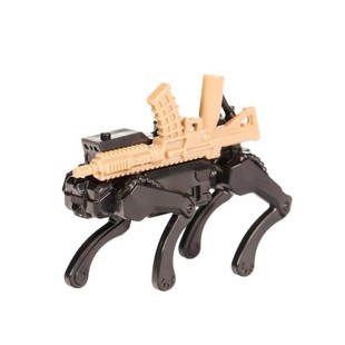 第三方MOC积木军事打战人仔装备 战斗机器狼群战地机器狗武器场景