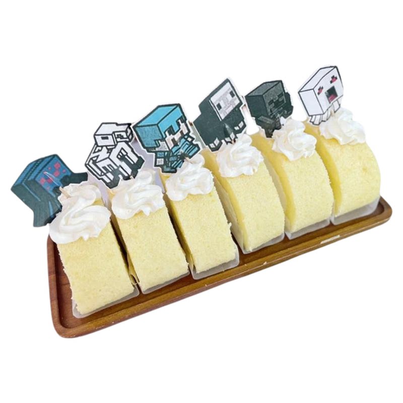 我的世界生日蛋糕装饰品摆件积木