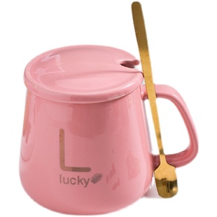 Lucky幸运陶瓷马克杯子礼盒潮流高级感颜值开业伴手礼品定制logo