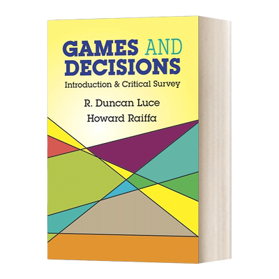 英文原版 Games and Decisions Introduction and Critical Survey 博弈与决策 英文版 进口英语原版书籍