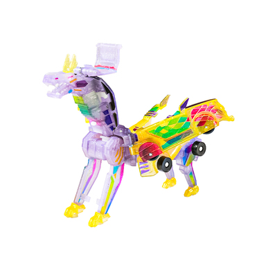 【磁力变形】二合一碰撞合体汽车