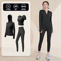 Черная куртка, комплект, короткий рукав, 3 предмета