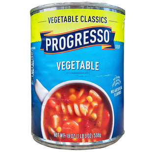 鸡肉杂菜速食汤西餐加热即食饱腹代餐PROGRESSO MINESTRONE SOUP
