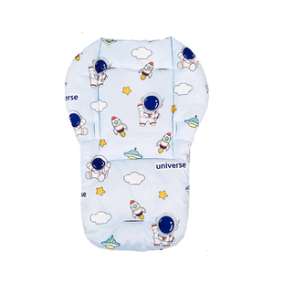 竹藤婴儿推车坐垫加厚保暖棉垫冬天垫子儿童餐椅通用靠垫靠背座垫