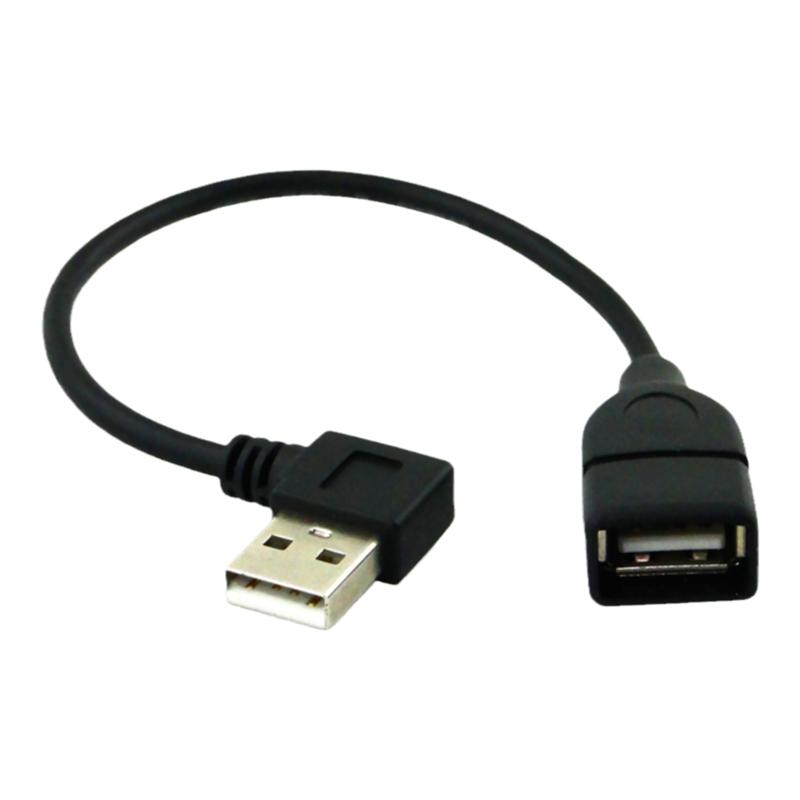 左弯90度公USB2.0弯头度右10