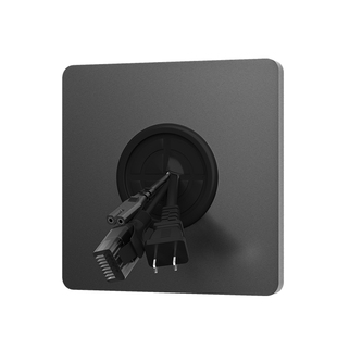 空白面板带出线孔装饰遮挡盖板86型穿线插座电视墙壁堵洞穿孔白板