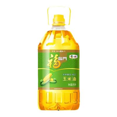 福临门纯正玉米油5L食用油压榨油