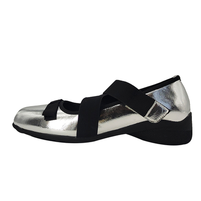 羊皮版~喵唔的天空方头复古运动风芭蕾舞鞋女2026春绑带玛丽珍鞋