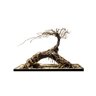 鱼缸装饰摆件水泥制品巨石阵复活岛雕像水族造景石溪流石山谷石