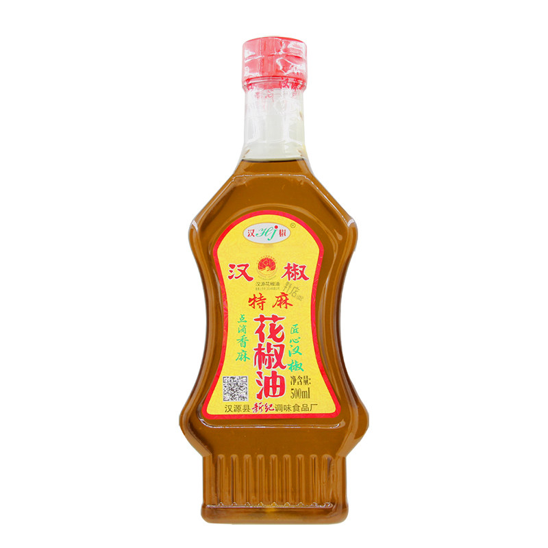 汉椒特麻花椒油500ML塑料瓶