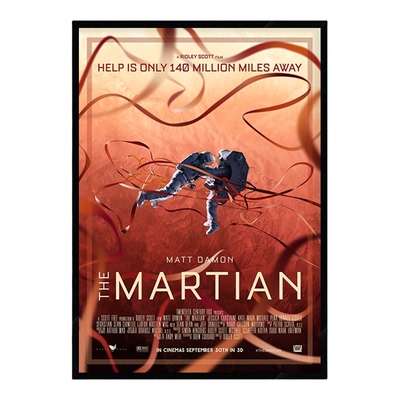 餐厅酒吧简约现代电影海报装饰画