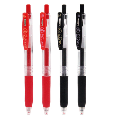 日本斑马中性笔按动水笔