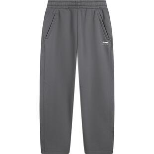 李宁热力裤丨卫裤新款男秋冬跑步长裤加绒直筒休闲裤针织运动裤