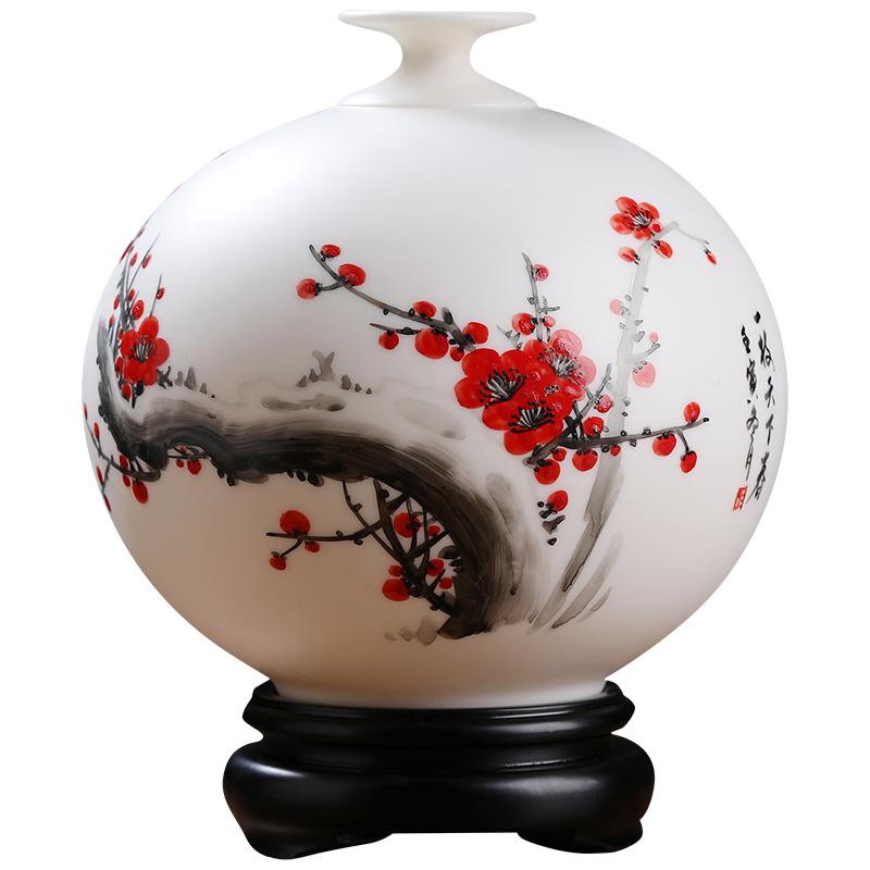 中式高级感陶瓷花瓶摆件