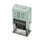 日本MIDORI手帐印章翻转回墨日期印章手帐本填色印章手账装饰进口木质可爱印章回转文具大赏