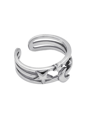 复古戒指时尚个性镀银设计日韩网