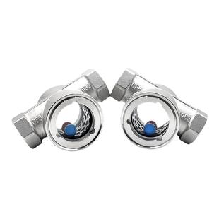 SG-FQ11-01不锈钢304偏心浮球水流指示器内螺纹水流视镜流量视窗